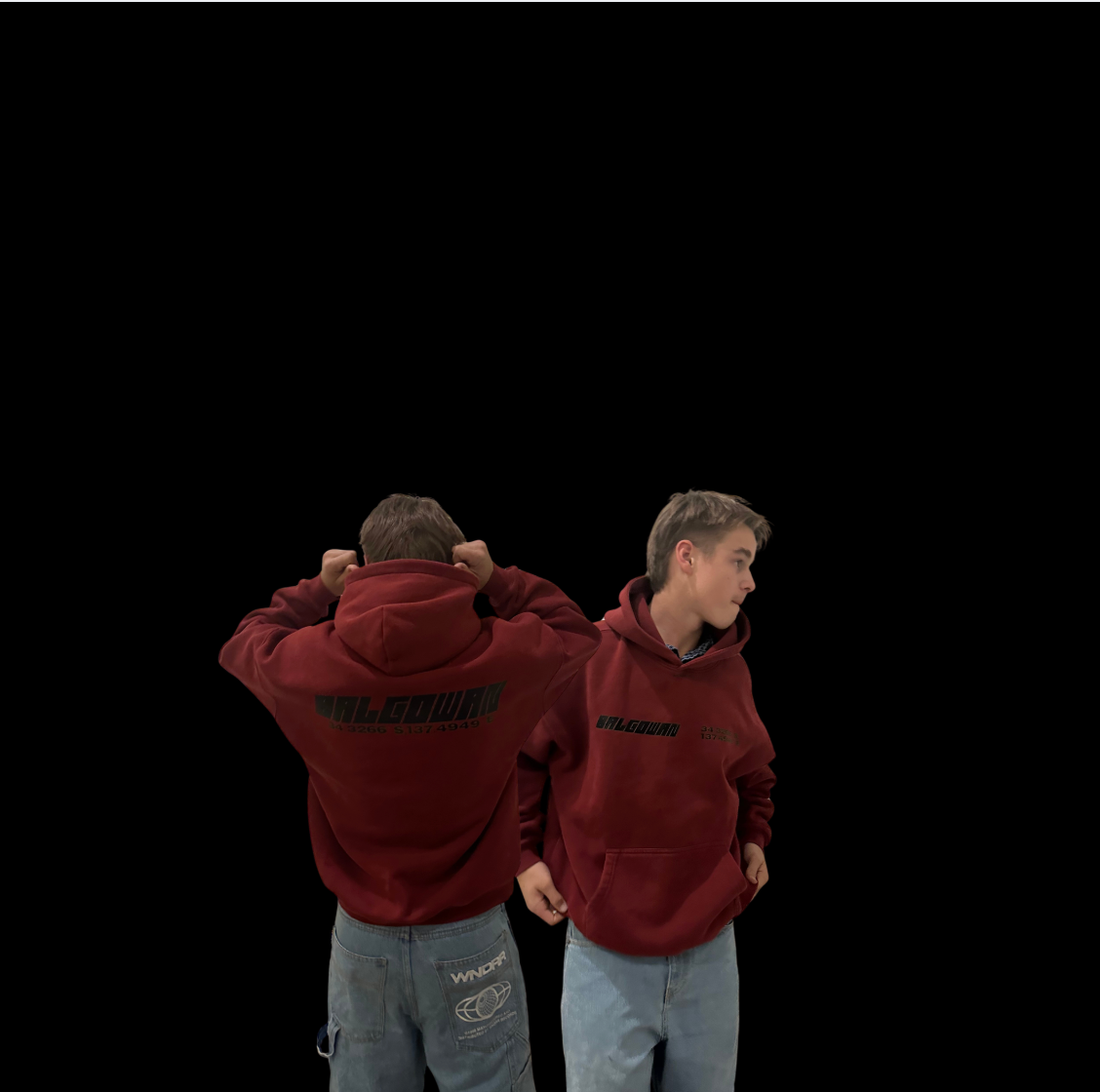 Red/Black Hoodie